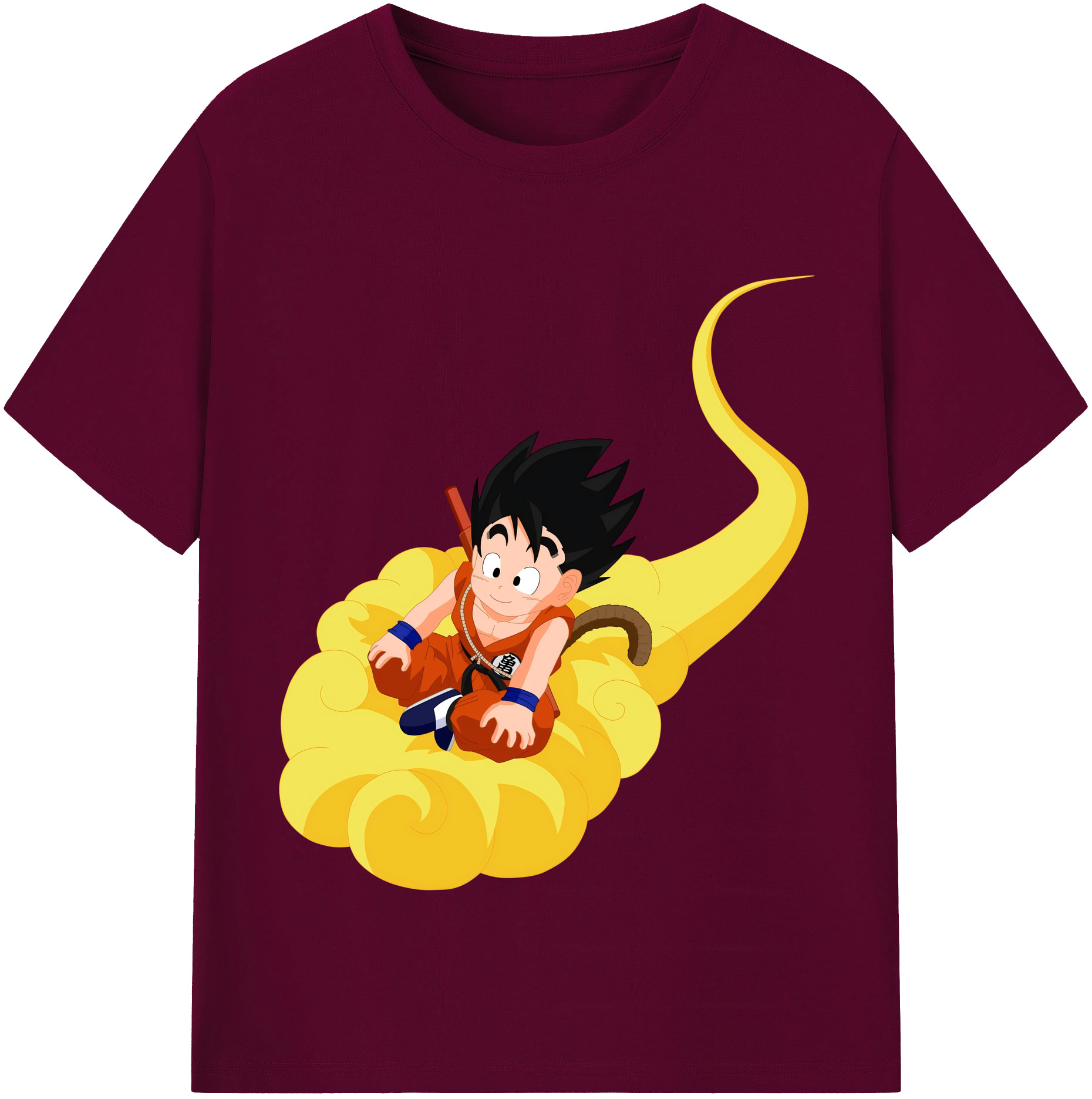 （画像用） ドラゴンボール 孫悟空（そん ごくう）Son Goku カカロット DRAGON BALL Kakarotto レディースカジュアルプリントTシャツ（綿100％）